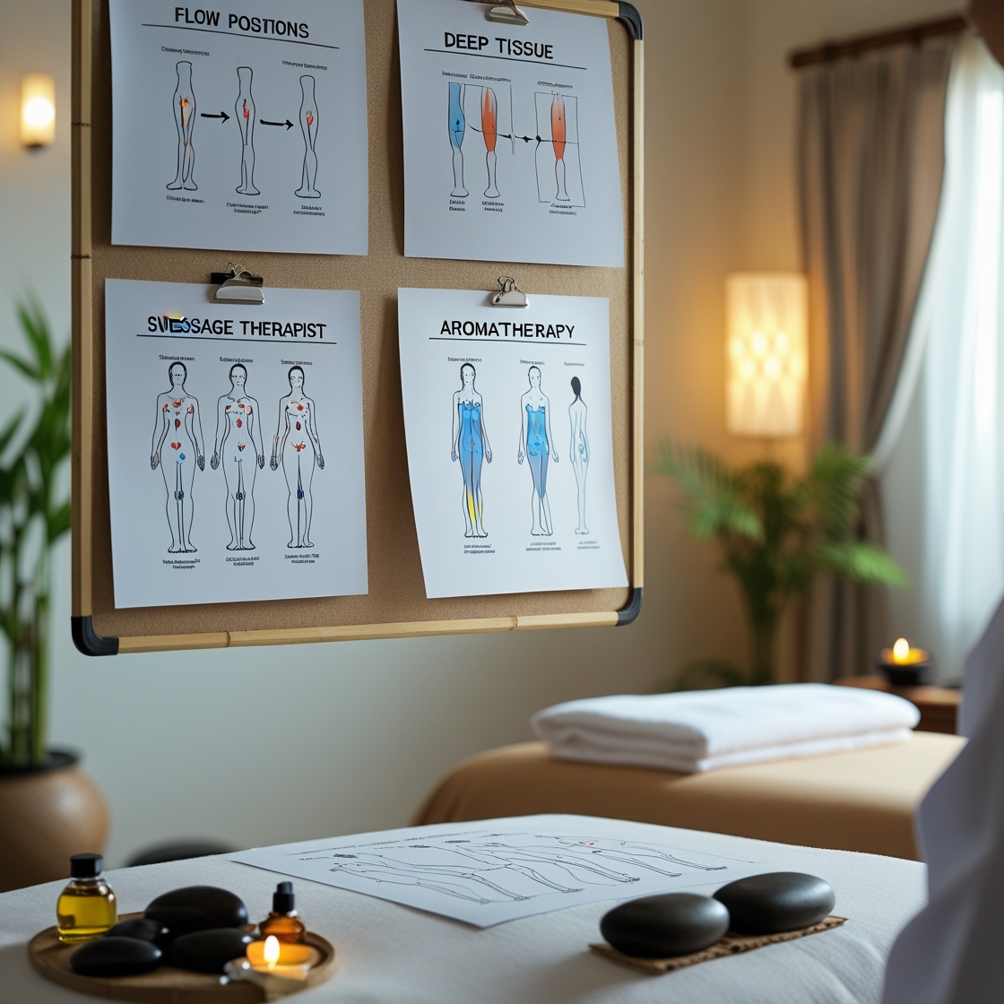 Massage Flowcharts for Spa Therapists